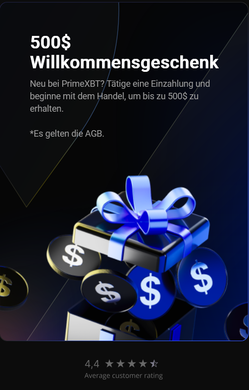 PrimeXBT Bonus - Maximieren Sie Ihre Handelsmöglichkeiten PrimeXBT Bonus - Maximieren Sie Ihre Handelsmöglichkeiten